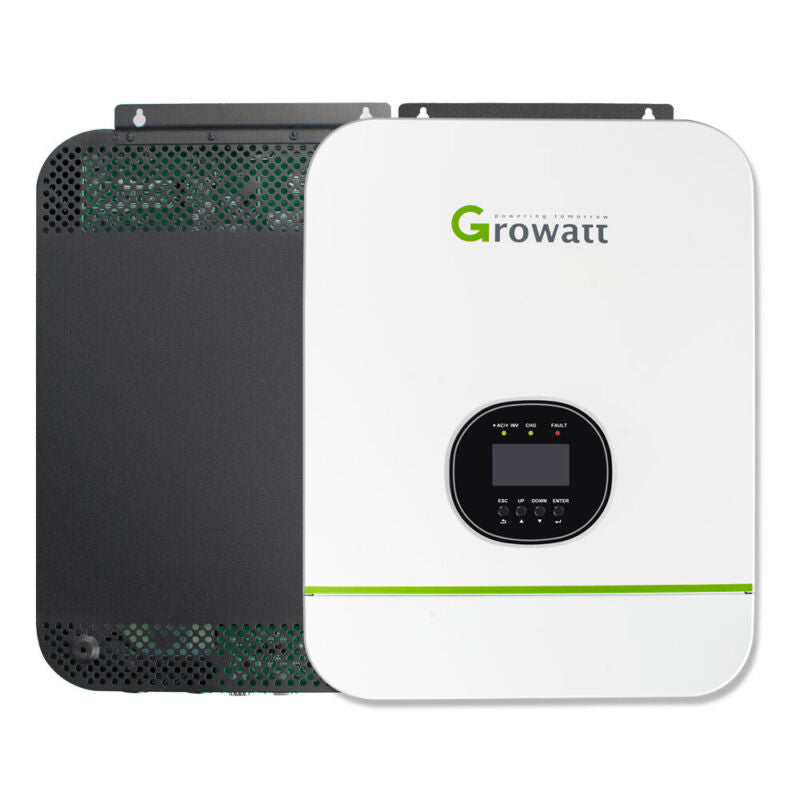 Growatt 24V 3KW Split Phase Solar Inverter 80A MPPT Solar Charge Controller