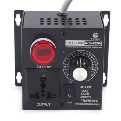 Variable Voltage Regulator Voltage Stabilizer 4000W 18A 0-220V Adjustable