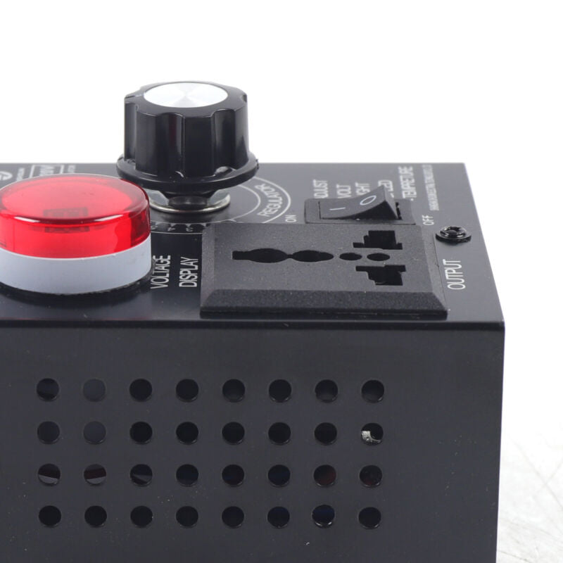 4000W Variable Voltage Regulator Voltage Stabilizer 18A 0-220V Adjustable