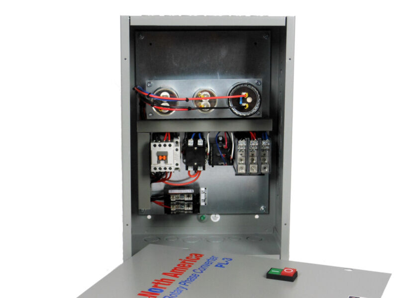 PL-3 Pro-Line 3HP Rotary Convertidor de 1 a 3 fases (trifasico) - Built-In Starter, Made in USA