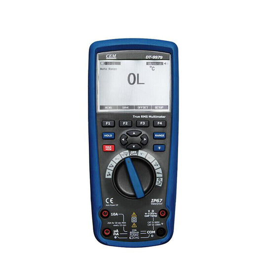 CEM DT-9979 Professional True RMS Industrial Digital Multimeter LCD Display