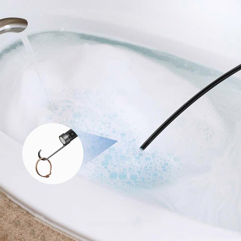 4.5" Dual Lens HD Boroscopio Inspeccion Camara Industrial Endoscope 1080P 50pies cable