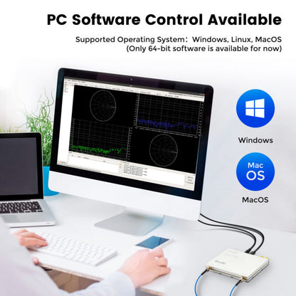 NanoVNA Antenna Analyzer USB Based Full 2-Port 100kHz-6GHz Vector Network Analyz