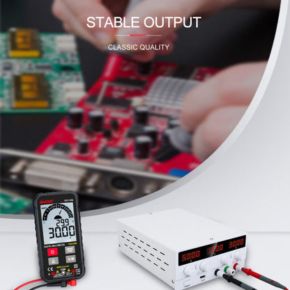 Fuente de alimentación de CC regulada USB estabilizador regulador de voltaje para laboratorio AU-