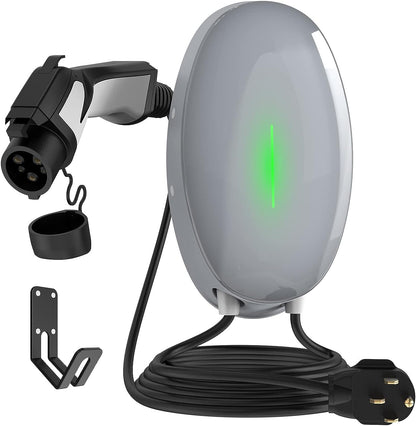 WISSENERGY - Cargador eléctrico de 40 A EV nivel 2 para coche, 220 V-240 V, 8,8 KW WSDD054 para interiores y exteriores NEMA 14-50 EV conector J1772 (40 A, NEMA 14-50)