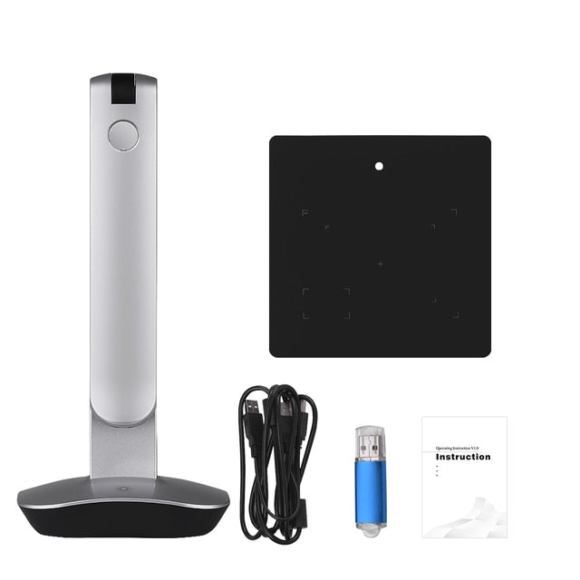 Aibecy Foldable High Speed USB Book Document Scanner 15mp A3 & amp; A4 Scanning LED Light AI Technology
