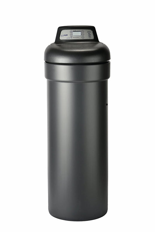 EcoPure EP42 - Suavizante de agua de 42,000 granos | Certificado NSF | Tecnología autosense de ahorro de sal y agua para regeneración de agua suave de toda la casa