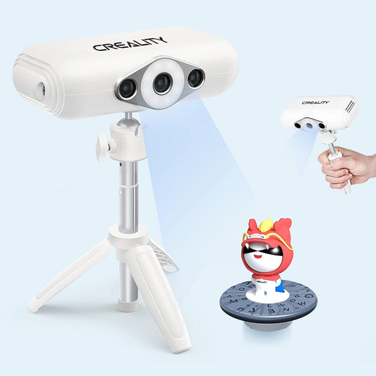 Creality CR Scan Lizard 3D Scanner versión premium, 0.002 in de alta precisión, escaneo 3D de mano/tocadiscos sin marcador, escáner 3D profesional asequible para impresora 3D, escaneo corporal y modelado 3D