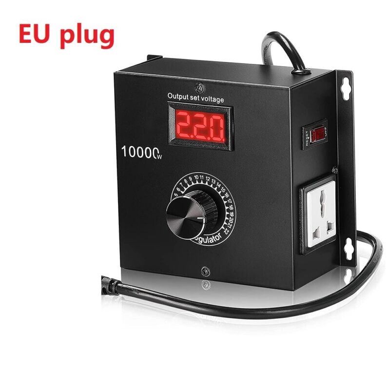 Electronic Temperature-10000W Voltage Regulator SCR Motor FAN Speed Controller
