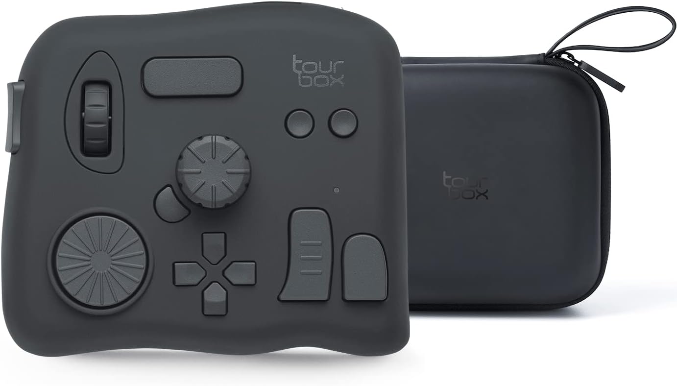 TourBox NEO, controlador personalizado para edición de video fotográfico, clasificación de color, ilustración, Mac/Windows, Adobe Photoshop Lightroom Premiere Illustrator Davinci Resolve After Effects Final Cut Pro Keyboard