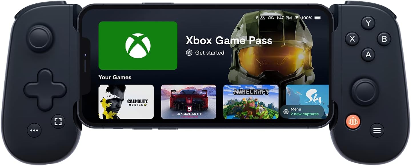 BACKBONE One Mobile Gaming Controller for iPhone [PlayStation Edition] - Enhance Your Gaming Experience on iPhone - Play Xbox, PlayStation, Call of Duty, Roblox, Minecraft, Genshin Impact & More