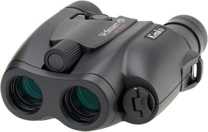 Kenko Binocular de estabilización de imagen VC Smart Compact Black 8 x 21, revestimiento completamente múltiple, revestimiento repelente al agua y aceite, para conciertos, al aire libre, observación de aves y observación de estrellas 351916