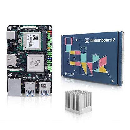 youyeetoo Tinker Board 2S placa única RK3399 Mali-T860 MP4 GPU para AI Android 10 Debian 9 2GB 16GB eMMC WiFi Bluetooth HDMI DP DSI