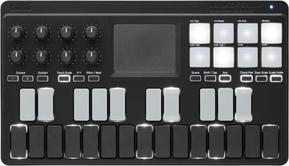 VOX - Superficie de control MIDI Korg NanoKonstBluetooth/USB con 8 atenuadores e interruptores retroiluminados