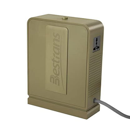 BESTRANS Convertidor de voltaje de 1500 W de 110 V a 220 V, convertidor de transformador de potencia con 2 salidas para uso de electrodomésticos de Asia Europa de 220 V en EE. UU