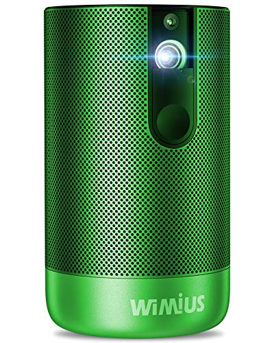 WiMiUS Q1 Mini Android TV Proyector (2G+16G), 500 ANSI Lumens Native 1080p Projector with 5G Wi-Fi, Bluetooth, 3D, 5,000+ Apps