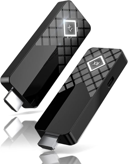 MpioLife HDMI inalámbrico, Transmisor y Receptor HDMI inalámbrico Transmisor de Video inalámbrico HDMI portátil 5G/2.4G y Receptor para transmisión de Video Desde Laptop/PC a TV/proyector/Monitor